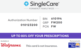 prescription card image